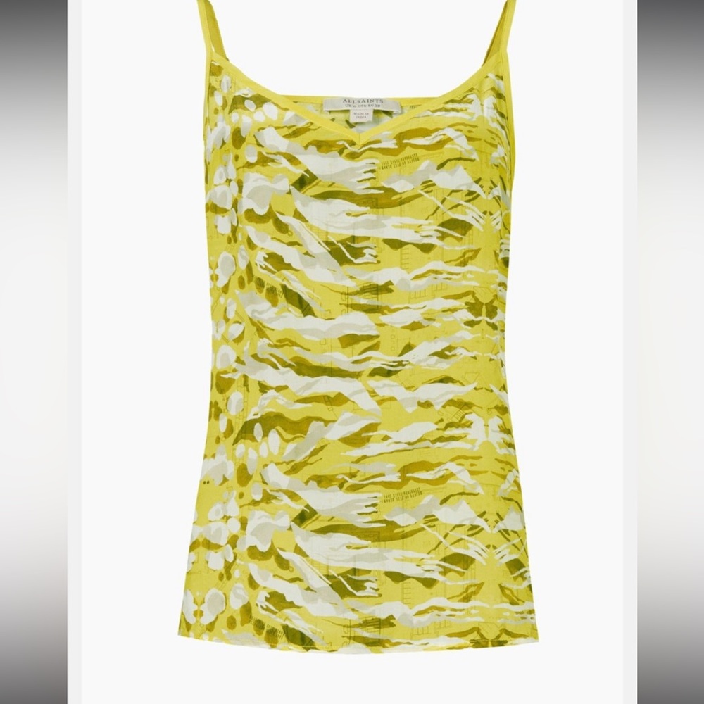 Allsaints Tami Oniyuri Top in Yellow
